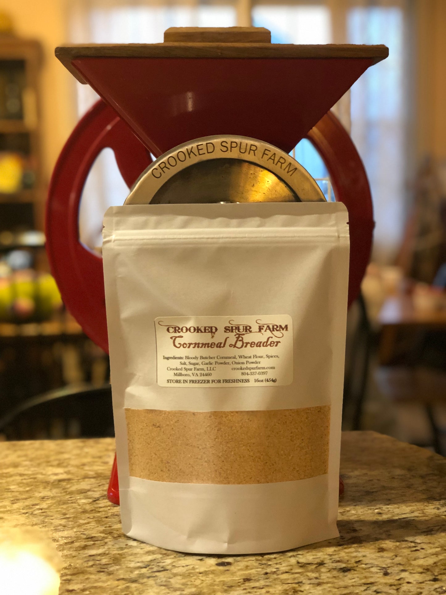 Burr-Ground Cornmeal Breader - 16oz
